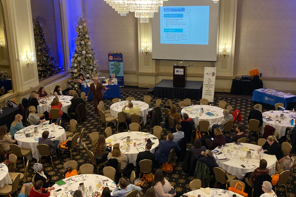top down view of conference